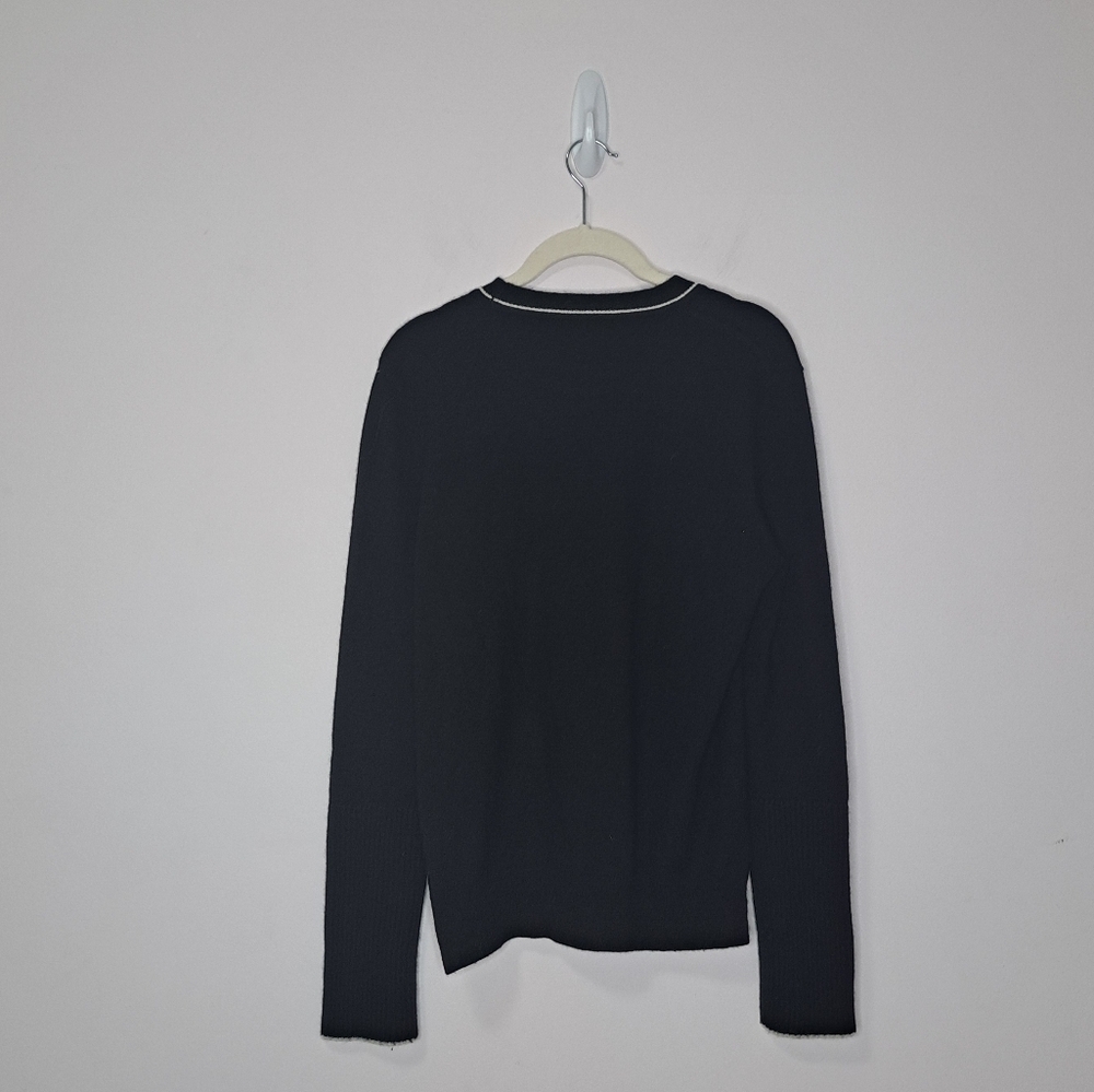 La Lignes lean lines 100% cashmere sweater black XS - Picture 3 of 5